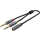 UNITEK Adapter Jack 3.5mm - 2x Jack 3.5mm Y-C957ABK - 369888 - zdjęcie 2
